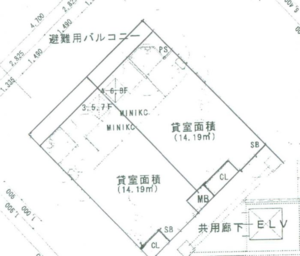 図面1(基準階) 図面1(基準階)
