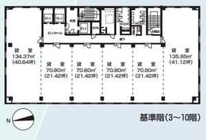 図面1(基準階) 図面1(基準階)